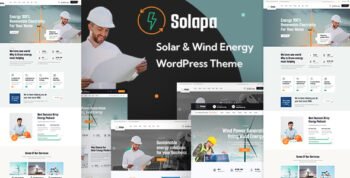 Solapa - Solar and Wind Energy WordPress Theme