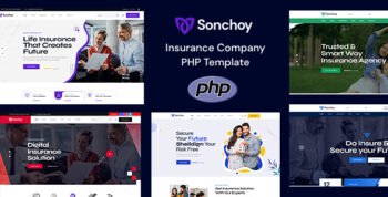 Sonchoy - Insurance Company PHP Template