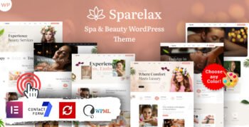 Sparelax - Spa & Beauty WordPress Theme