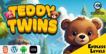 Teddy Twins HTML5 Construct 3 Game