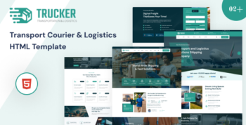 Trucker-Transport Courier & Logistics HTML Template