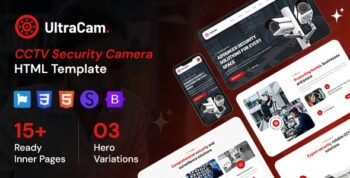 UltraCam - CCTV Security Camera HTML Template