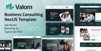 Valom - Business Consultancy NextJS Template