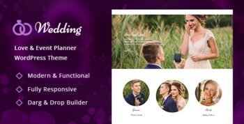 Wedding - Engagement & Marriage Planner WordPress Theme