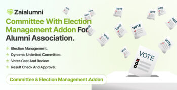 Zaialumni - Committee With Election Management Addon For Alumni Association.