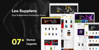 Leo Supplero - Gym Supplements Prestashop Theme