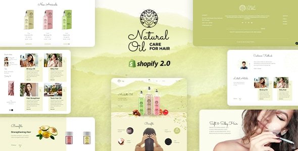 Natural Oil - Hair Oil Shopify Theme