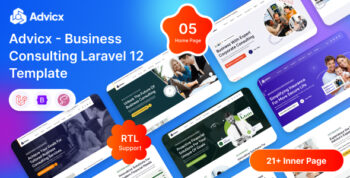 Advicx - Laravel 12 Business Consulting Template