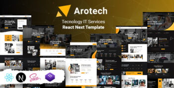 Arotech - Technology IT Services React Next Template