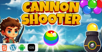Canon Shooter - HTML5 Construct3 Game