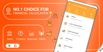 Financial Literacy Finance & EMI Calculator App Learn & Calculate on Demand Admob and Inapp Purchase