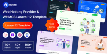 Hostc - Laravel 12 Web Hosting Provider & WHMCS Template