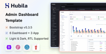 Hubila - Bootstrap Admin and Dashboard UI Kit