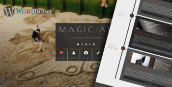 Magician Responsive Parallax WordPress Theme