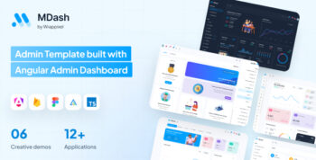 MDash Angular Dashboard Template