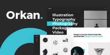 Orkan - Artist and Design Agency Portfolio WordPress Theme