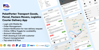 PoketPartner : Local Parcel Delivery System | Courier Delivery & Custom Delivery App | Partner App