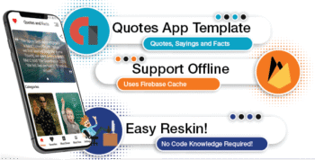Quotes and Facts Android Project Template|Firebase Admin Panel