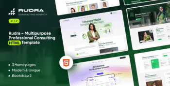 Rudra – Multipurpose Business Consulting HTML Template