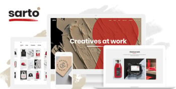 Sarto -  Web Design & Creative Agency WordPress Theme