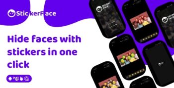 StickerFace - Hide faces with one click