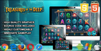 Treasures of the Deep - HTML5 Slot Machine