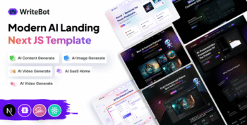Writebot – AI Content Generator SaaS NextJs Template