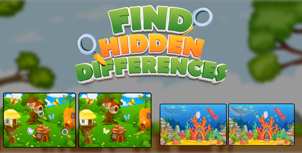 Find Hidden Differences – Unity Puzzle Game with AdMob Ads - Thememarts