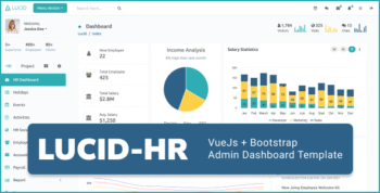 LUCID VueJs | HRMS & Project Management Admin Dashboard Template