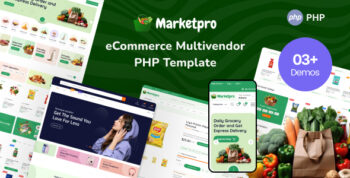 MarketPro - Php eCommerce Multipurpose Multivendor Template