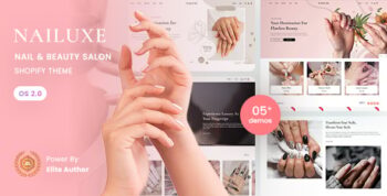Nailuxe - Nail & Beauty Salon Shopify 2.0 Theme
