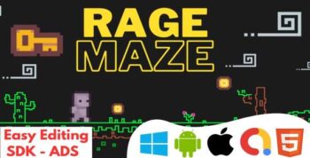 Rage Maze - HTML5 Game + Mobile Version - android & ios - Godot 4x