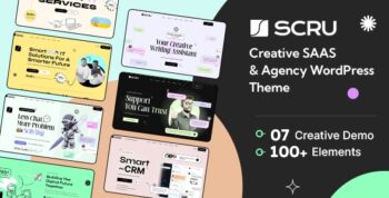 Scru - Creative Agency WordPress Theme
