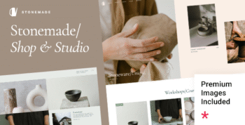 Stonemade - Ceramics and Pottery WordPress Shop Theme