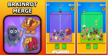 Brainrot Merge Drop Puzzle Game Unity Source Code