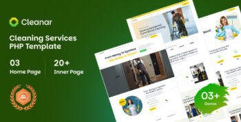 Cleanar - Cleaning Services PHP Template