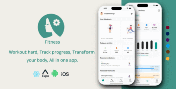 Fitness – All-in-One React Native Fitness UI Kit (Expo + CLI)