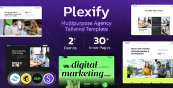 Plexify - Creative Agency Tailwind CSS Template