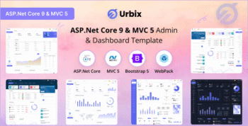 Urbix - ASP.Net Core 9 & MVC 5 Admin & Dashboard Template