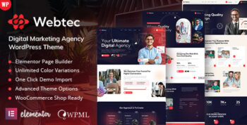 Webtec - Digital Marketing Agency WordPress Theme