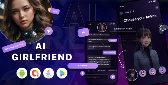 AI Girlfriend Chat – Virtual Roleplay & Companion App - Thememarts