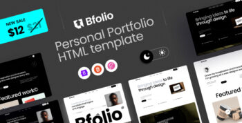 Bfolio – Minimal Resume & Personal Portfolio HTML Template