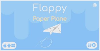 Flappy Paper Plane | HTML5 Construct Game