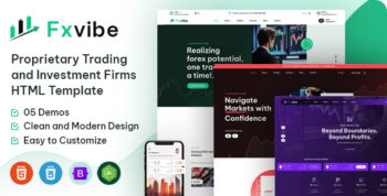 FXvibe - Forex Prop Firm HTML Template