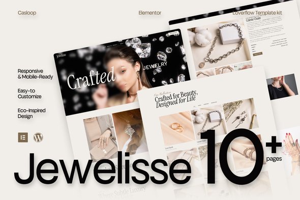 Jewelisse - Modern Luxury Jewelry Store Elementor Template Kit