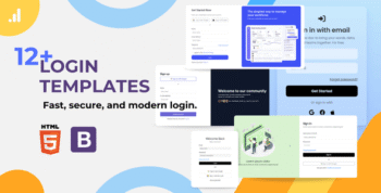 Professional Bootstrap Login Templates Collection