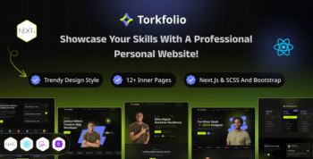 Torkfolio – Creative Portfolio & Resume Next.js Template | Digital CV Builder