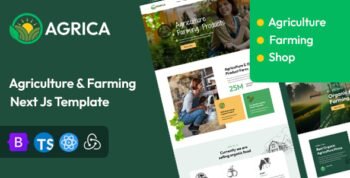 Agrica - Agriculture & Organic Farm Next Js Template (Next 15)