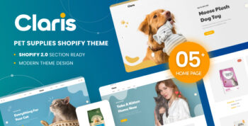 Ap Claris - Pet Supplies Shopify Theme