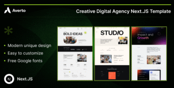 Averto - Creative Digital Agency NextJS Template